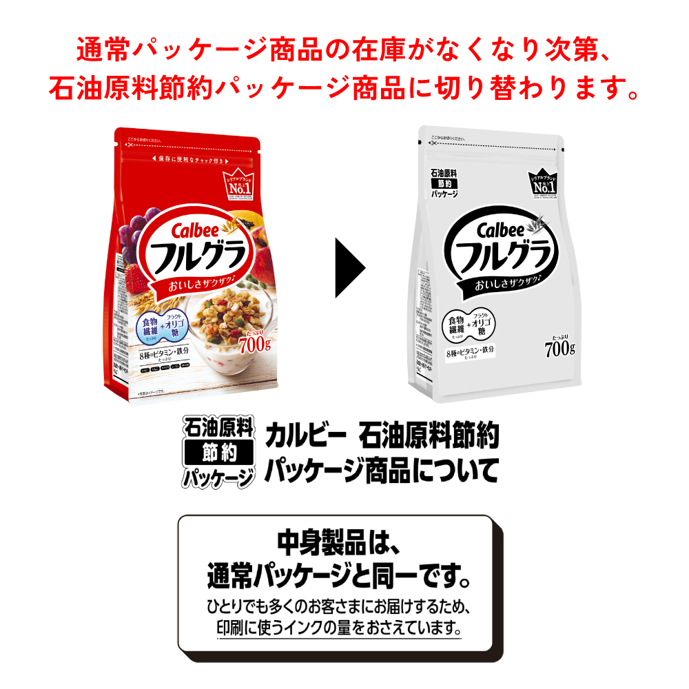 Calbee フルグラ 700g 12袋セット カルビー公式オンラインショップ ｜フルグラ（700g）(700g 1個): シリアル