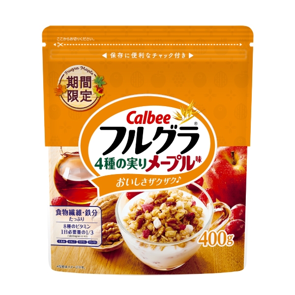 カルビーマルシェ フルグラ４種の実りメープル味 400g シリアル