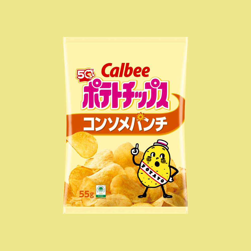 ポテトチップス　コンソメパンチ（55g）