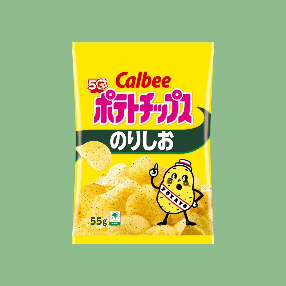 ポテトチップス　のりしお（55g）