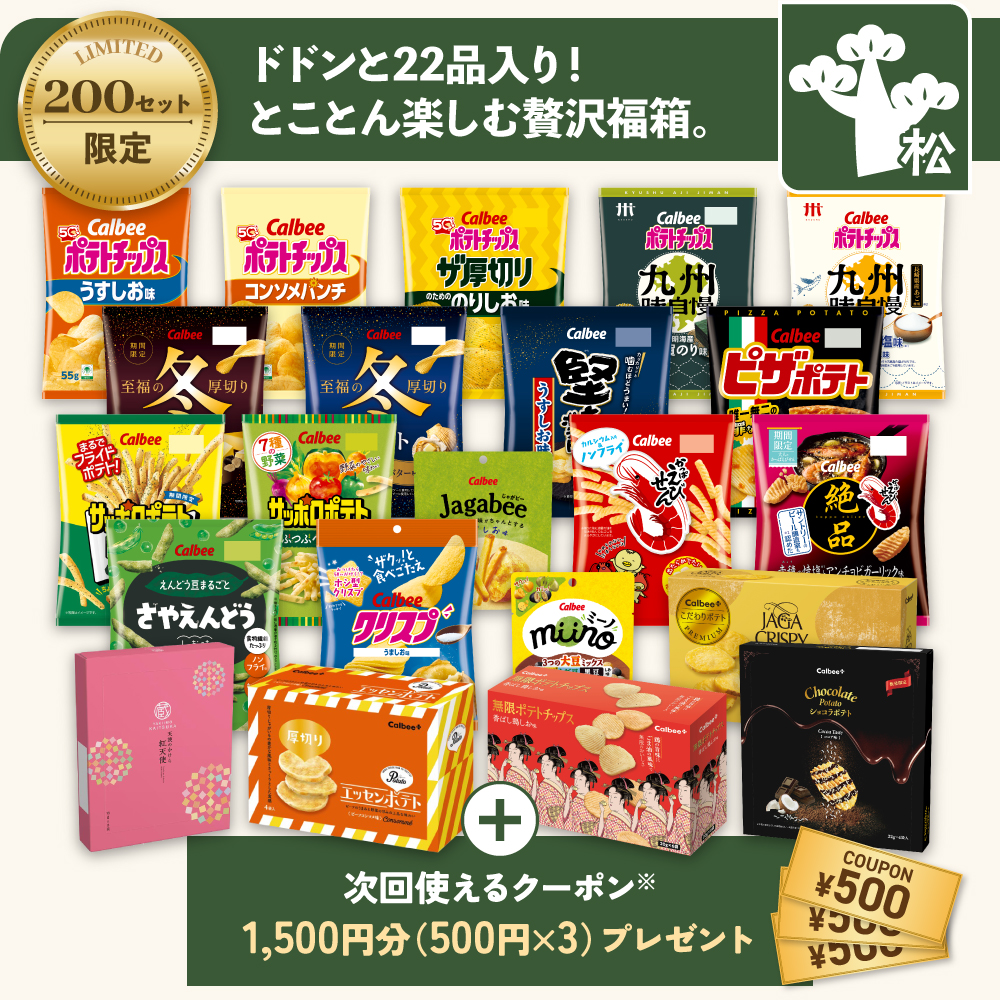 【お年玉クーポン付き】福箱～松～