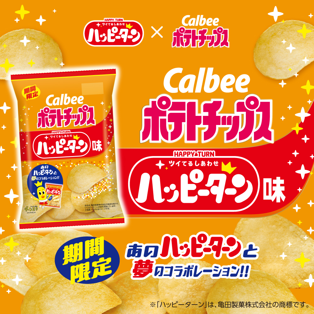 ポテトチップス ハッピーターン味(65g×12個)