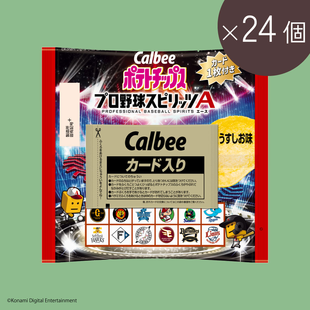 ポテトチップス　プロ野球スピリッツＡ（22g×24個）