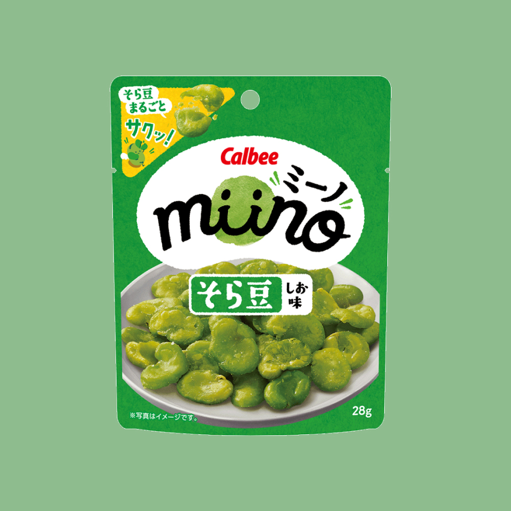 miinoそら豆　しお味（28g）賞味期限2026年5月31日