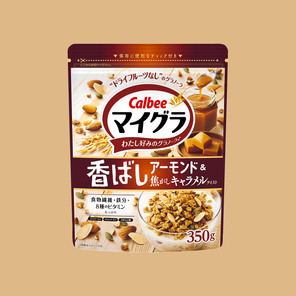 マイグラ　香ばしアーモンド＆焦がしキャラメルテイスト（350g）