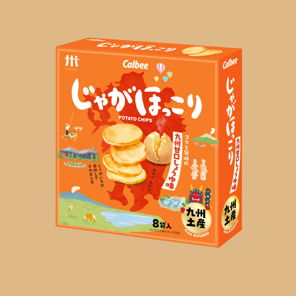 じゃがほっこり　九州甘口しょうゆ味（18g×8袋）