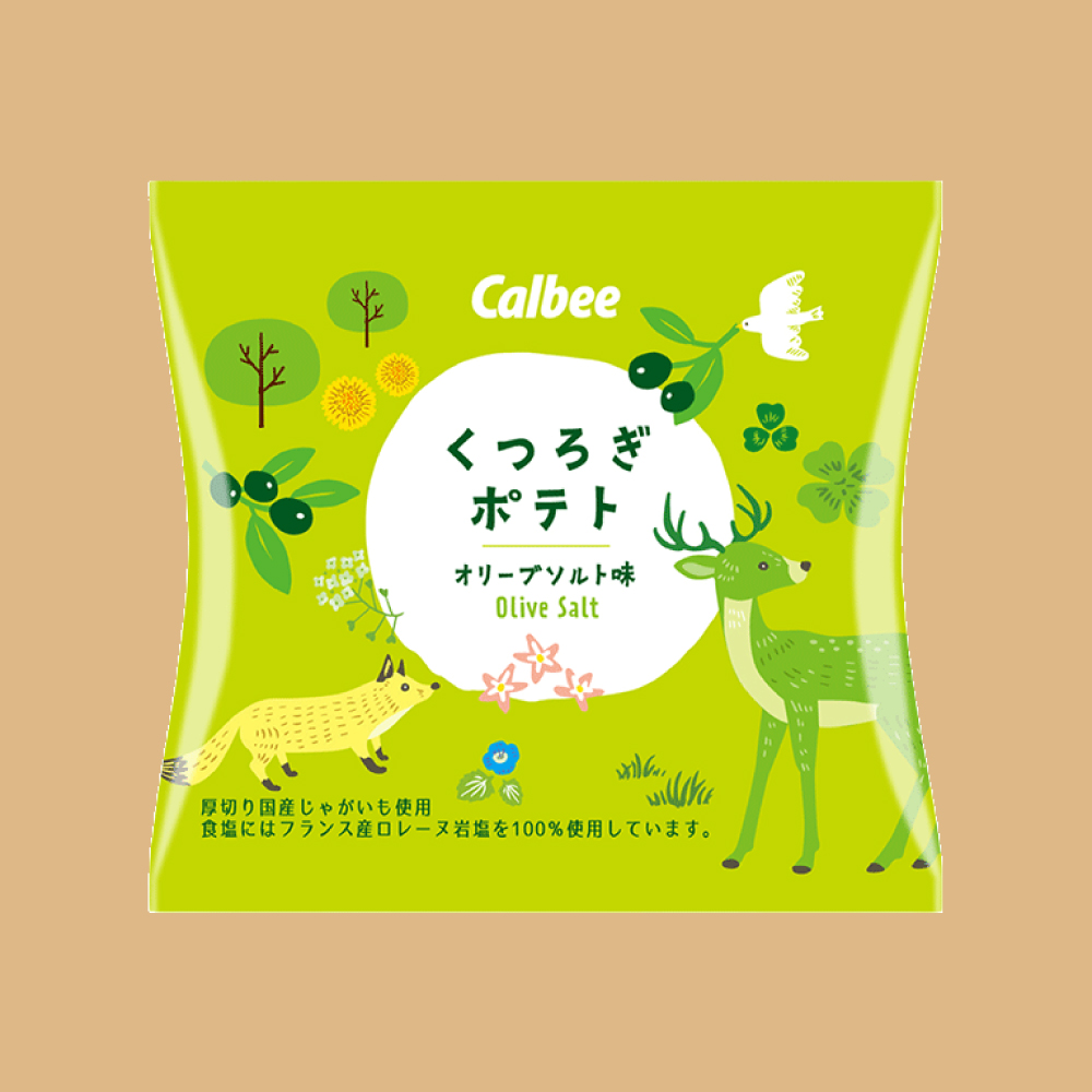 くつろぎポテト　オリーブソルト味（16g）