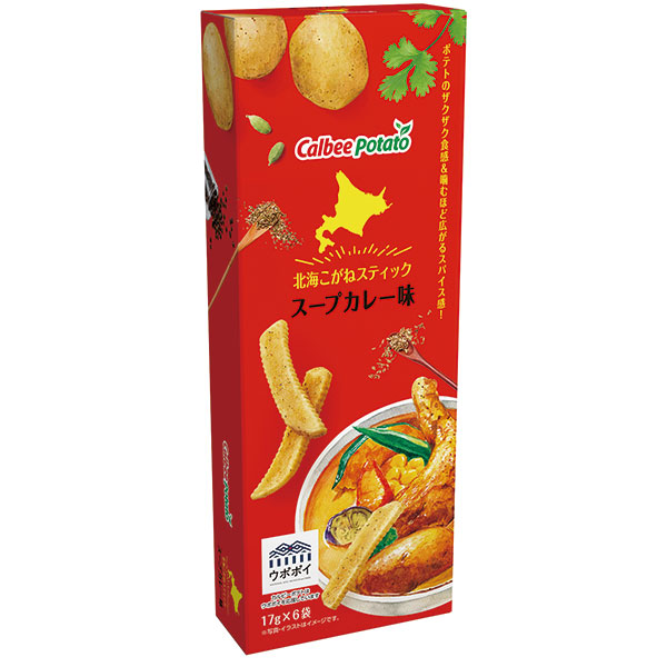 北海こがねスティックスープカレー味（17g×6袋）（17g×6袋）