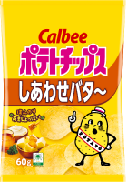 ポテトチップス　しあわせバタ～