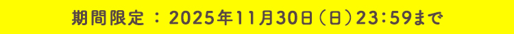 期間限定