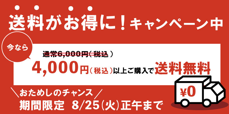 送料お得にキャンペーン